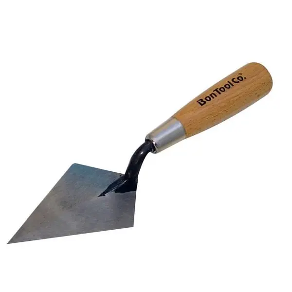Bon Strike Off Trowel, 5", Wood Handle, Single Unit, 82-483