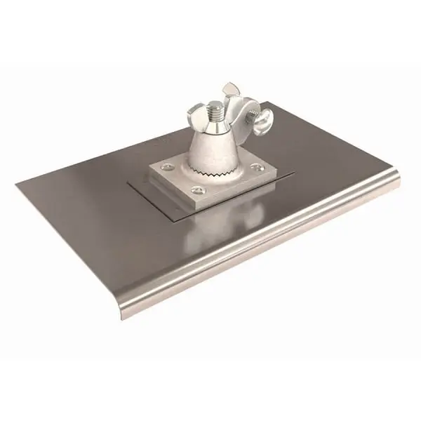 Bon Wood Stainless Tool Steel All Angle Walking Edger, 10" x 6", 3/8" Radius 1/2" Depth, 12-285