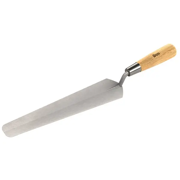 Bon Biodegradable Pro Plus Duckbill Coke Trowel, 10" x 2" Wood Handle, 11-626 Bon Pro Plus