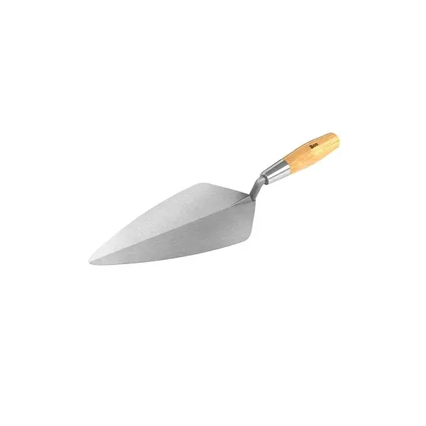 Bon Industrial-Strength Pro Plus Narrow London Pro Carbon Spring Steel Brick Trowel, 9" Wood Handle, 72-212 Bon Pro Plus