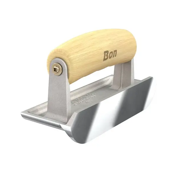 Bon Pro Plus Bullet Edger, Corrosion-Resistant Steel 6" x 2 1/4", 3/16" x 1/2" Bit, Wood Wave Handle, ...