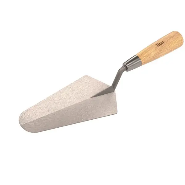 Bon Pro Plus Gauging Trowel, 7" x 3 3/8" Wood Handle, 12-202