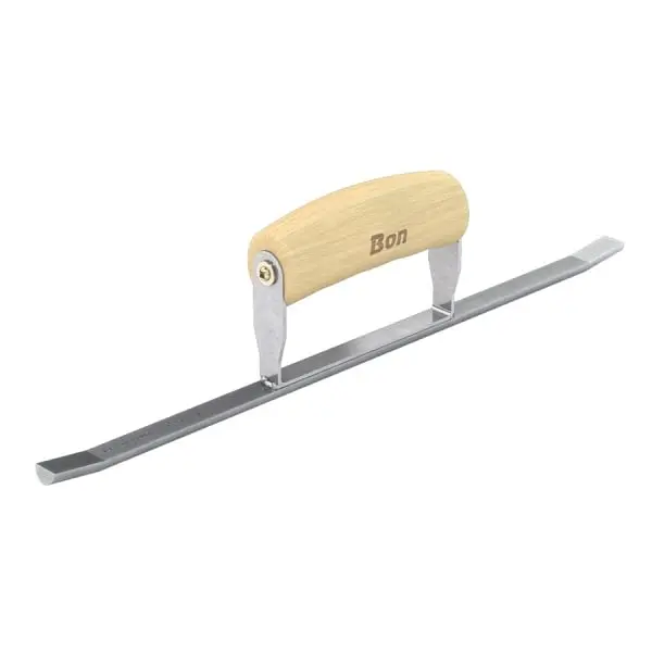 Bon Pro Plus Half Round Sledrunner, 14" x 1/2" Wood Wave Handle, 11-332