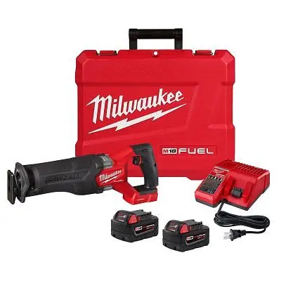 Milwaukee M18 Fuel Jigsawzall Recip Saw One-Key, 2 Battery XC5.0 Kit, 2822-22
