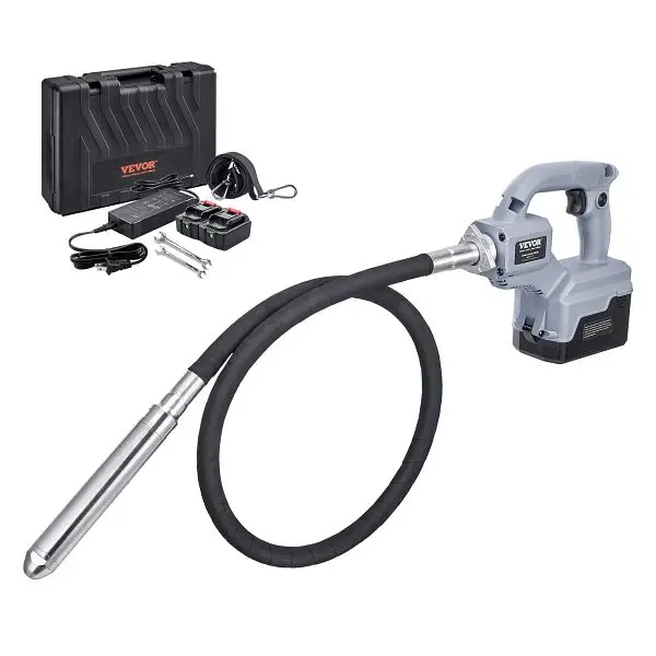 VEVOR Tough Cordless Concrete Vibrator, 5.6 ft, WXH5615500VPMAPTCV1