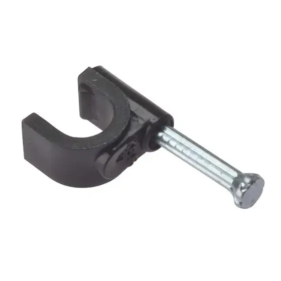 UL Listed ForgeFix Round Coax Cable Clip Boxed