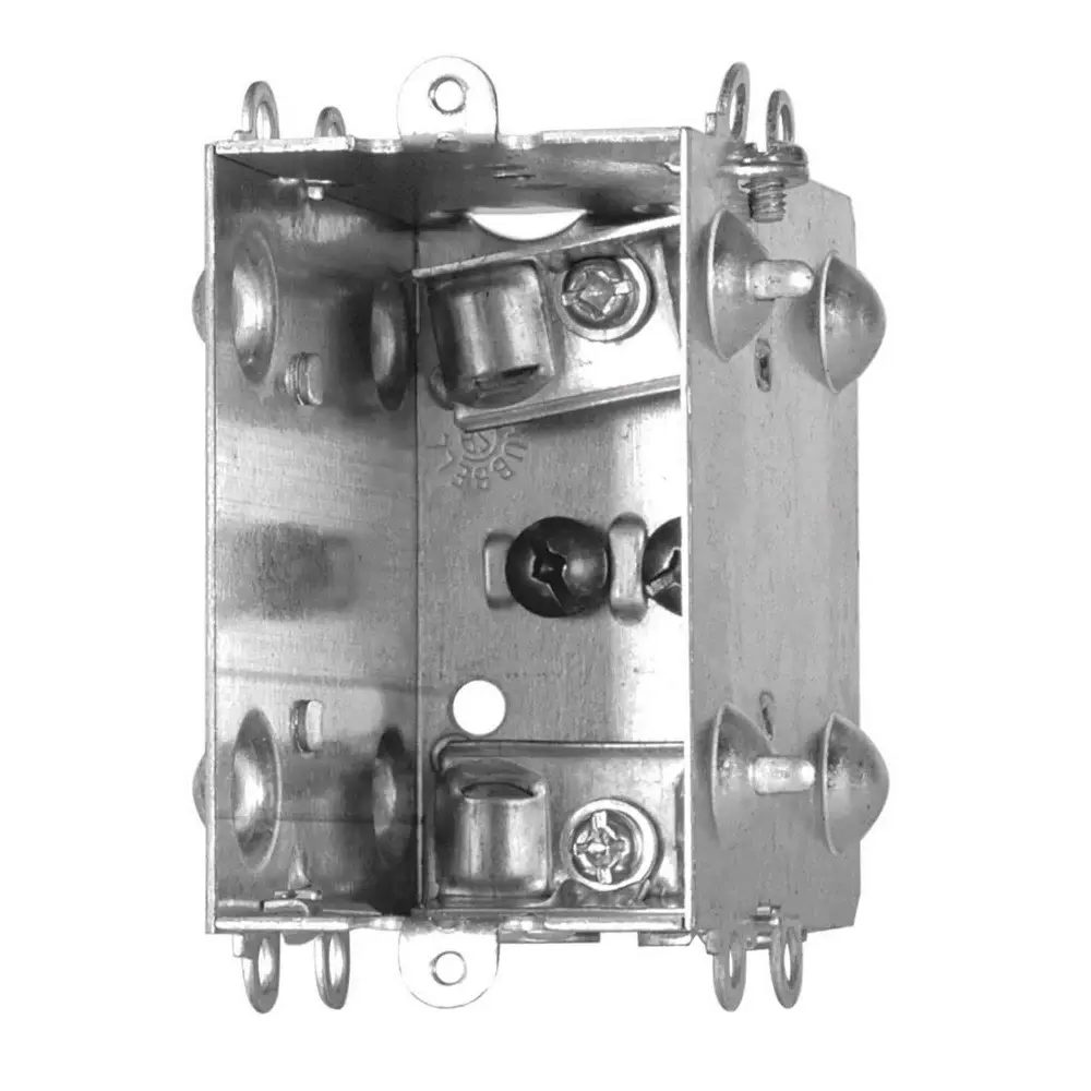 Rectangular Groupable Electrical Box (1) Device, 3'' Deep (15 in3) Compatible 1/2" Conduit