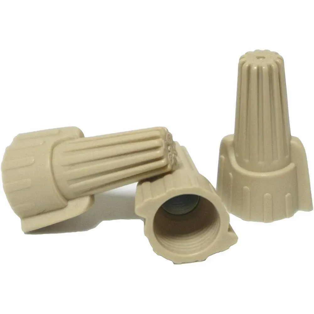 TAN WIRE NUT 100 PCS PER BOX
