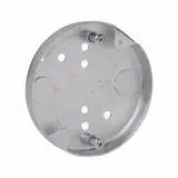TP269 Eaton Crouse-Hinds Round Ceiling Pan, (5) 1/2", 4", 1/2", Hardened, Fixture rated, 6.0 Cubic Inch Capacity
