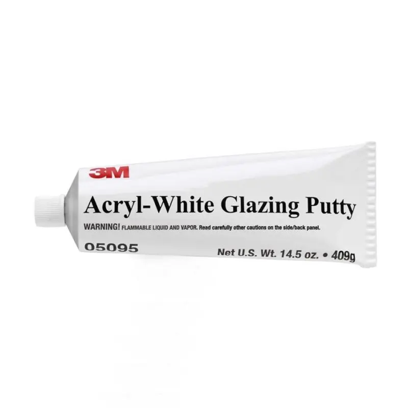 3M Acryl-Cream Putty, 05095, 14.5 oz Tube, Quantity: 12, 7000045479