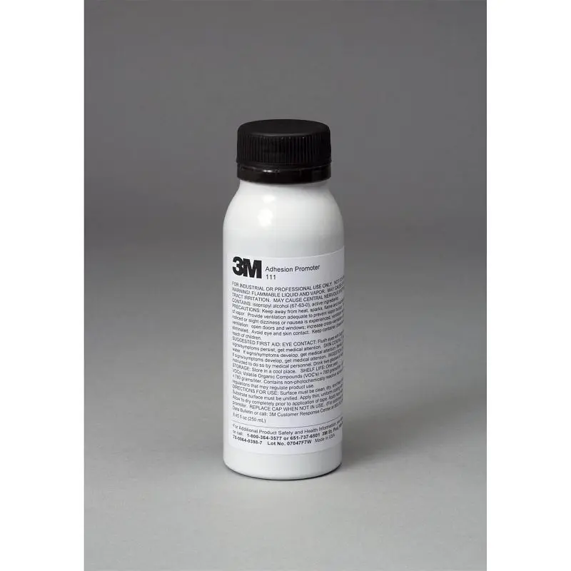 3M Adhesion Advertiser 111 Clear, 250 mL, 4 each 8.45 oz bottles per case, 7000001323
