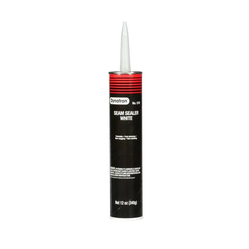 3M Dynatron Auto Seam Sealer Pure White Caulk, 570, 12 oz, Quantity: 12, 7000125070
