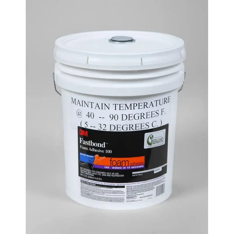 3M Fastbond Foam Adhesive 100NF Neutral, 5 gal pail, 7100005048