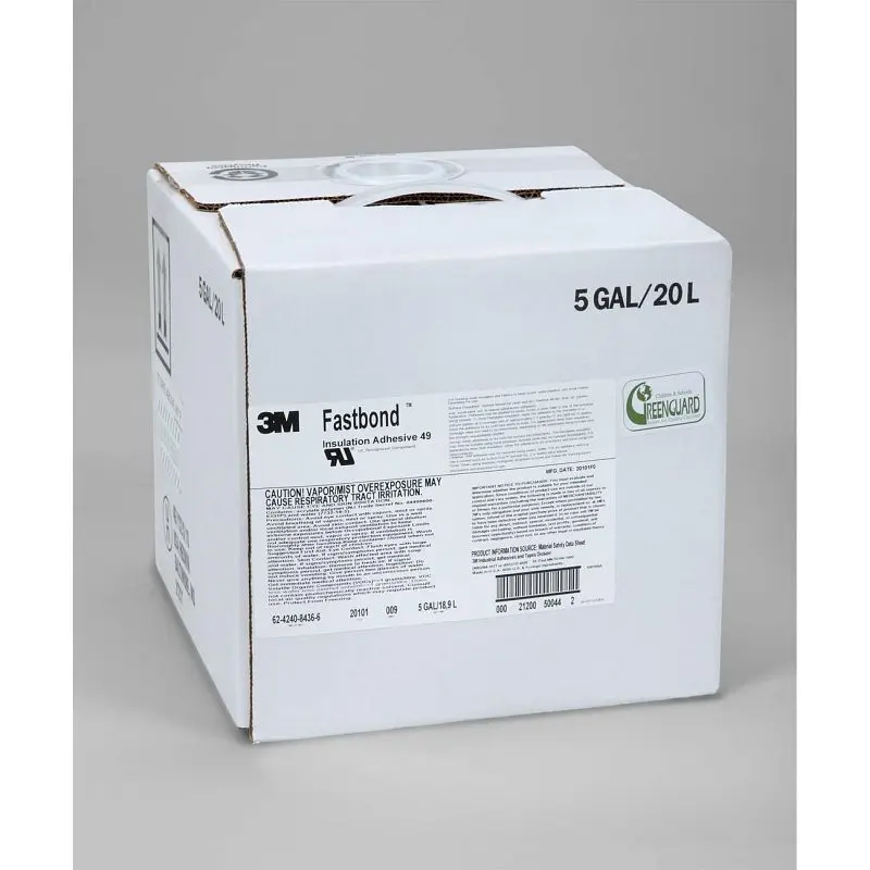 3M Fastbond Insulation Adhesive 49, 5 Gallon Box, Quantity: 5, 7010329770