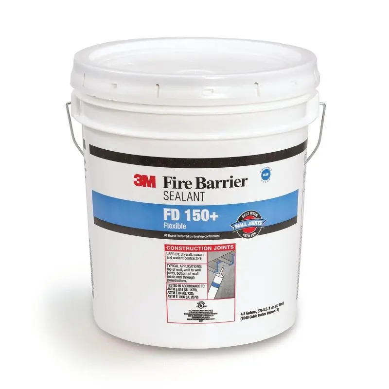3M Fire Barrier Sealant FD 150+, Blue, 4.5 gallon, Pail, 7000059421