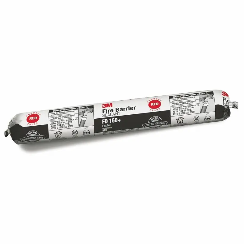 3M Fire Barrier Sealant FD 150+, Ruby, 20 fl. oz., Sausage, Quantity: 12, 7100040146