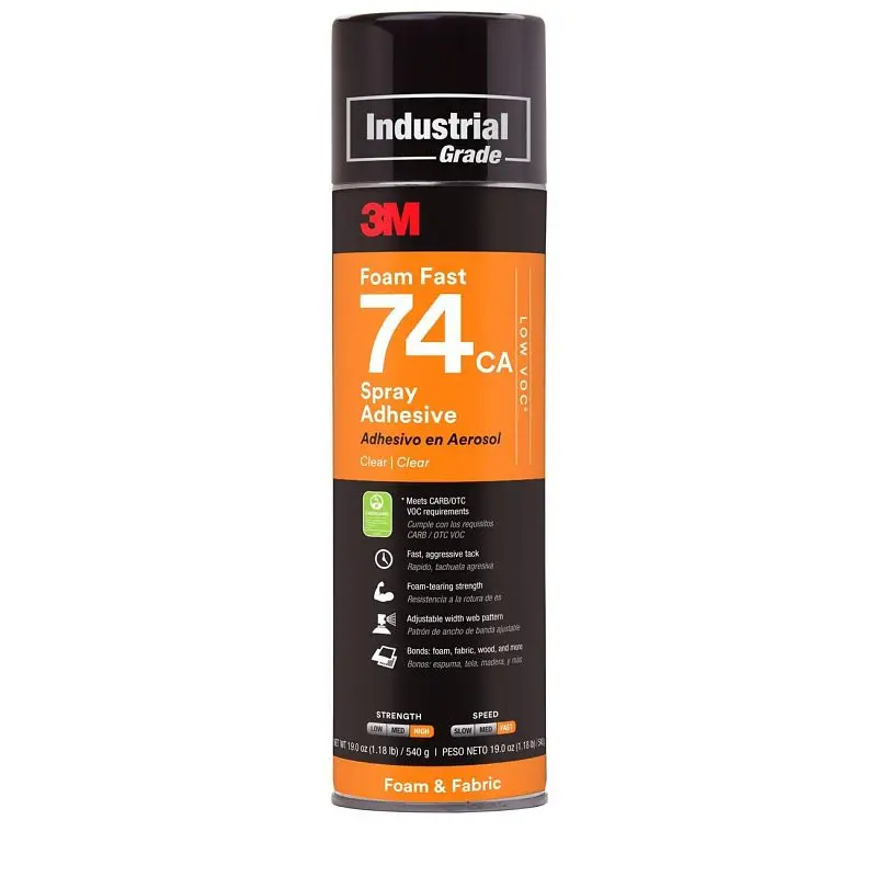 3M Foam Fast 74 Spray Adhesive, Low VOC