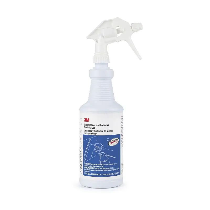3M Glass Cleaner and Preserveor, Ready-To-Use, Quart, 12 per case, 7100020793