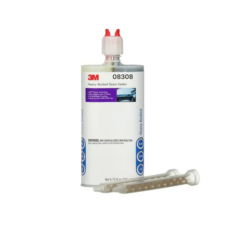 3M Heavy-Bodied Seam Sealer, 08308, 200 ml Cartridge, Quantity: 6, 7000120463