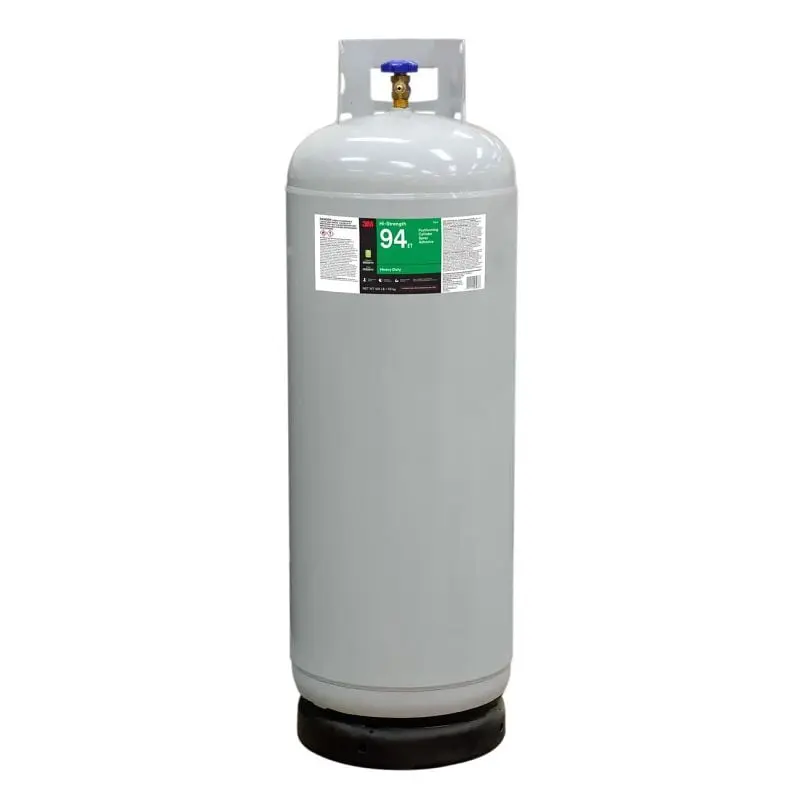 3M Hi-Durability 94 ET Cylinder Spray Adhesive Fire Red, Intermediate Cylinder, Net Wt 128 lbs, 7010310270