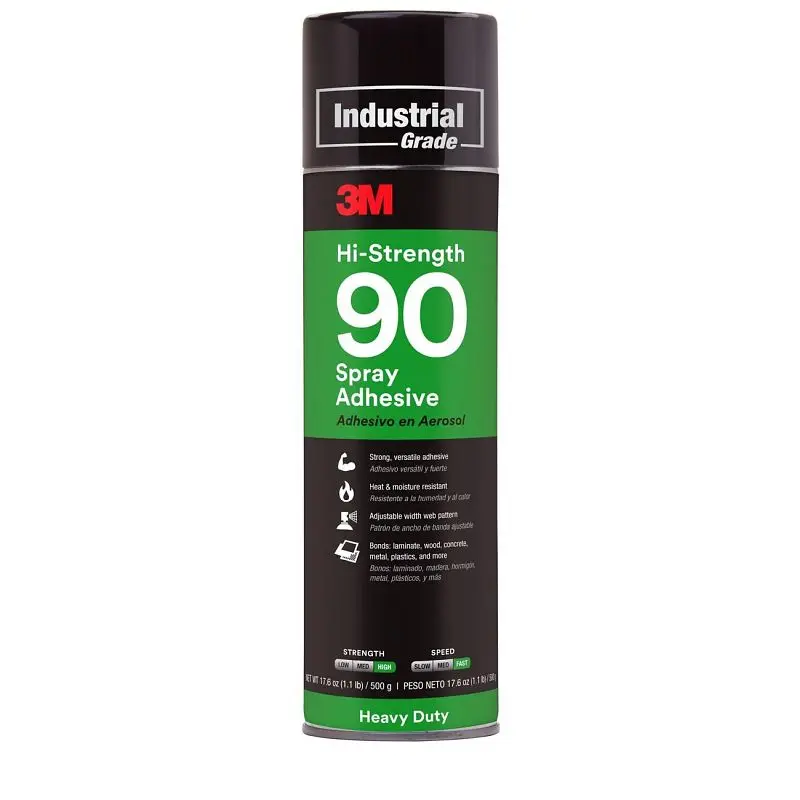 3M Hi-Durability 90 Spray Adhesive See-Through, 24 fl oz Aerosol, 7000023924