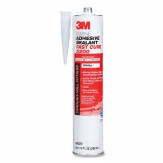 3M Marine Adhesive Sealant, 295 ml, Cartridge, Snow White, Fast Cure, 7000000629