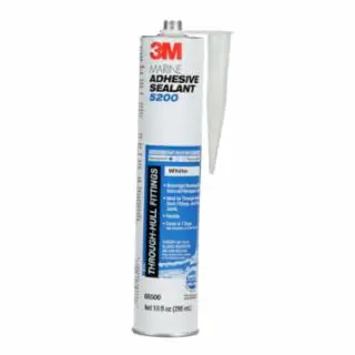 3M Marine Adhesive Sealant, 295 ml, Cartridge, White, 7010325699