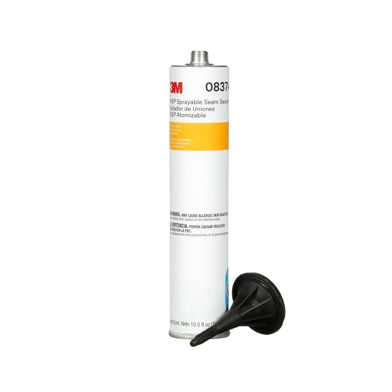 3M MSP Sprayable Seam Sealer, 08374, Metallic Silver Gray, 10.5 fl oz Cartridge, Quantity: 6, 7000148239