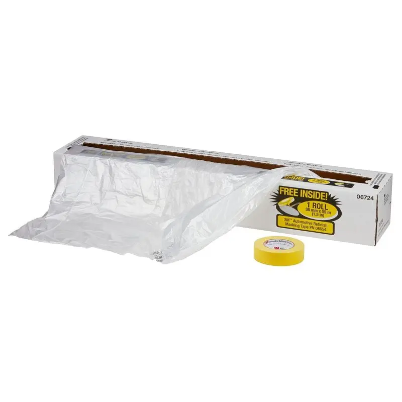 3M Plastic Sheeting, 06724, 16 ft x 350 ft, 1 per case, 7100139894