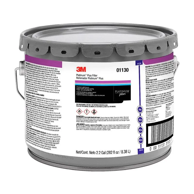 3M Platinum Plus Filler 01130, 3 Gallon, 7100142876