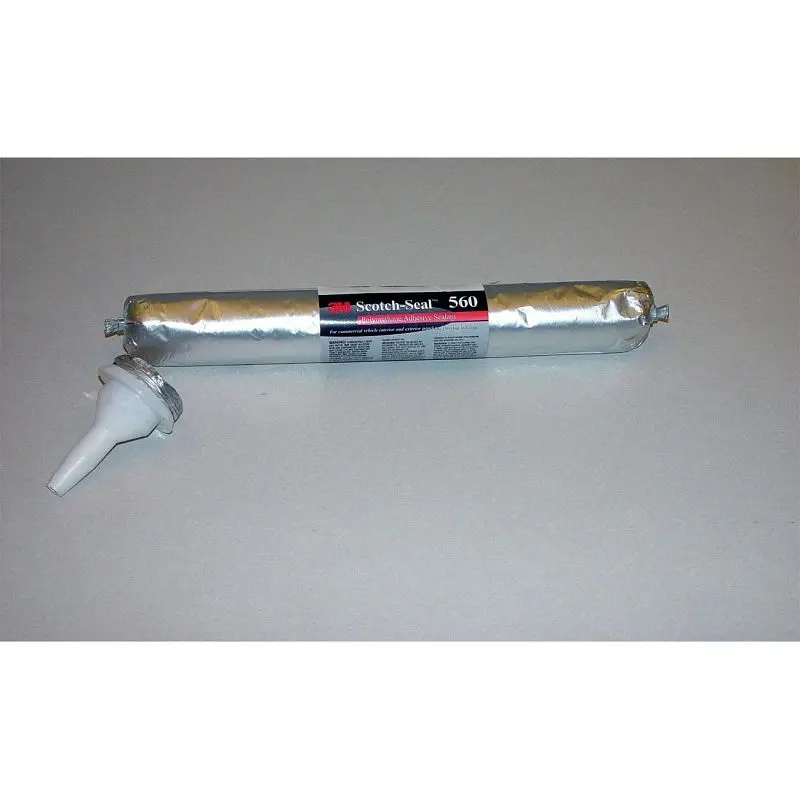 3M Polyurethane Adhesive Sealant 560 Carbon Black, 50 Gallon Open Head Drum, 7100200226