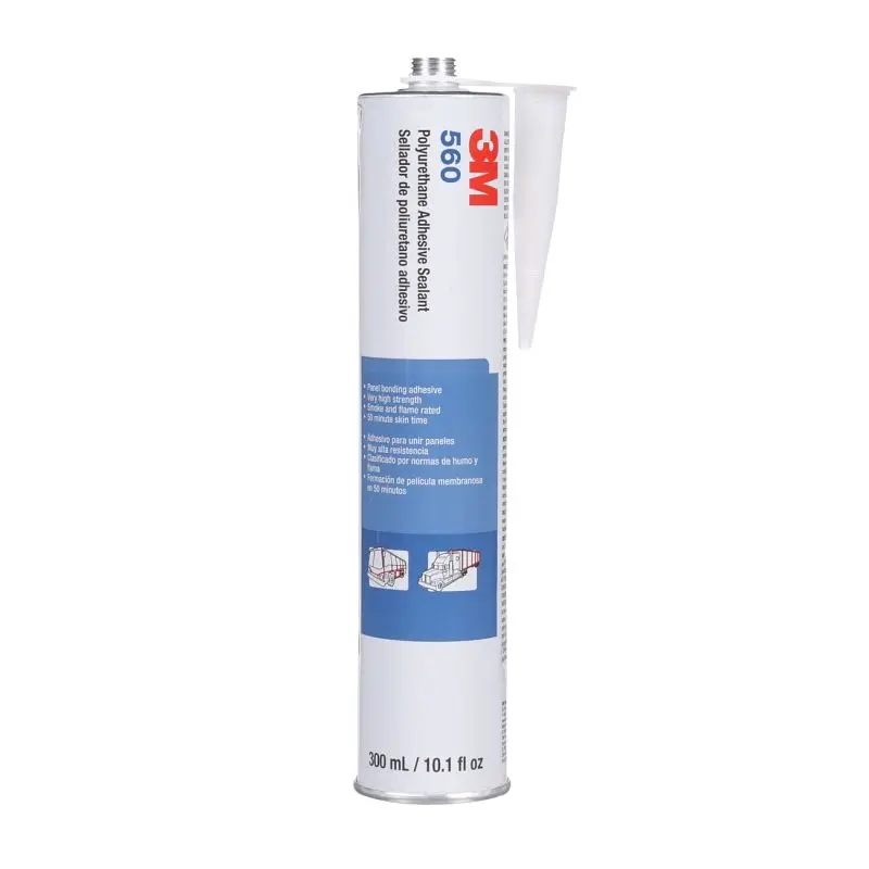 3M Polyurethane Adhesive Sealant 560 Gray, 10.5 Ounce Cartridge, Quantity: 12, 7000121524