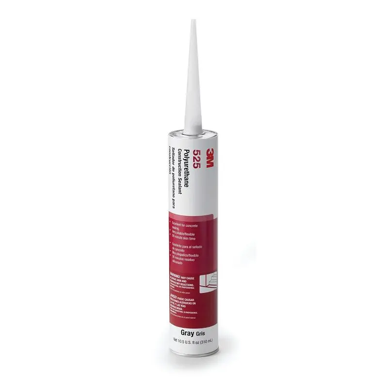 3M Polyurethane Construction Acrylic Sealant 525 Gray, Quantity: 4, 7100200220