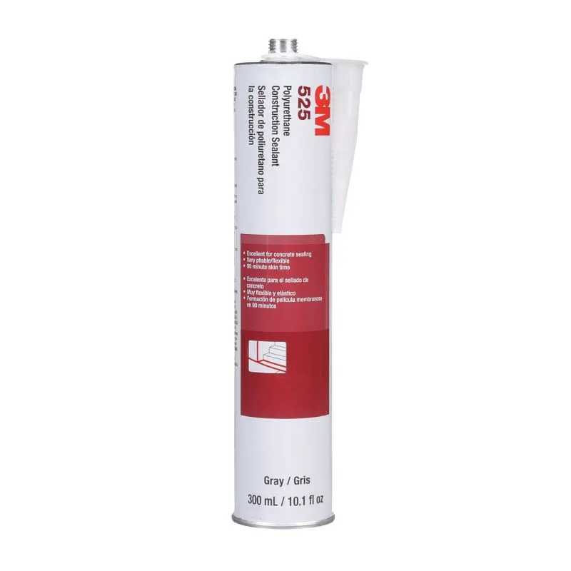 3M Polyurethane Construction Sealant 525 Metallic Silver Gray, 10.5 Fluid Ounce Cartridge, Quantity: 12, 7100200170