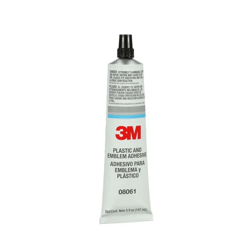 3M PVC and Emblem Adhesive, 08061, 5 oz Tube, Quantity: 6, 7000045518