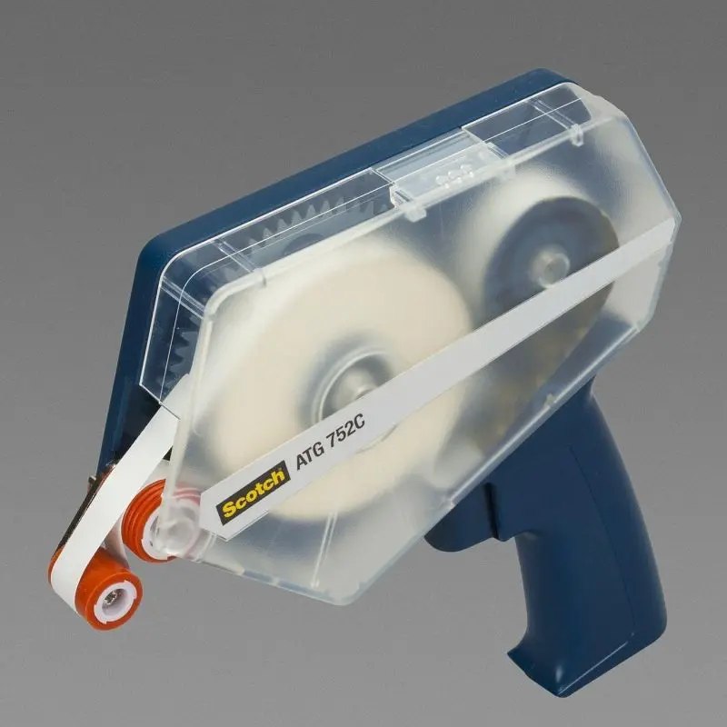 3M Scotch ATG 752C Adhesive Applicator, 1/2 and 3/4 wide rolls, Quantity: 6, 7010374918