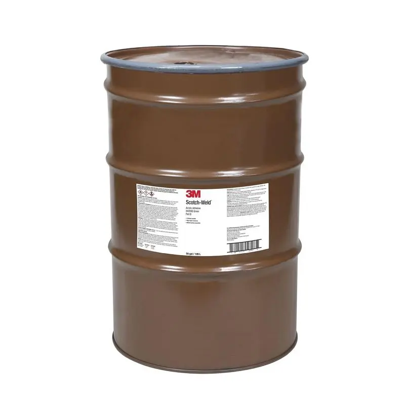 3M Scotch-Weld Acrylic Adhesive 8405NS Green Part B, 55 Gallon, Quantity: 50, 7100084534