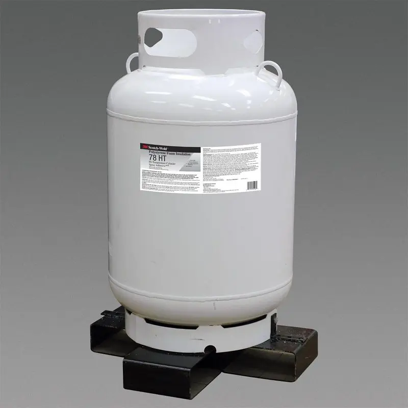 3M Scotch-Weld Hi-Temperature Polystyrene Foam Insulation 78 HT Cylinder Spray Adhesive Blue, Jumbo Cylinder, 7100028366