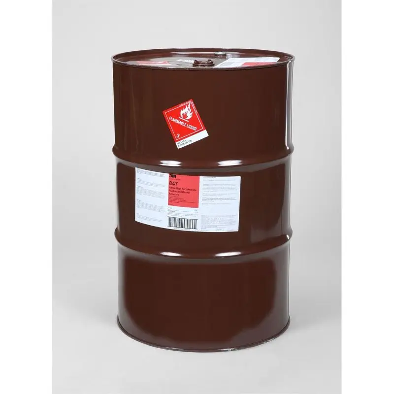 3M Scotch-Weld Nitrile High Executeance Silicone Rubber & Ginquireet Adhesive 847 Brown, 55 Gallon, Quantity: 54, 7000...