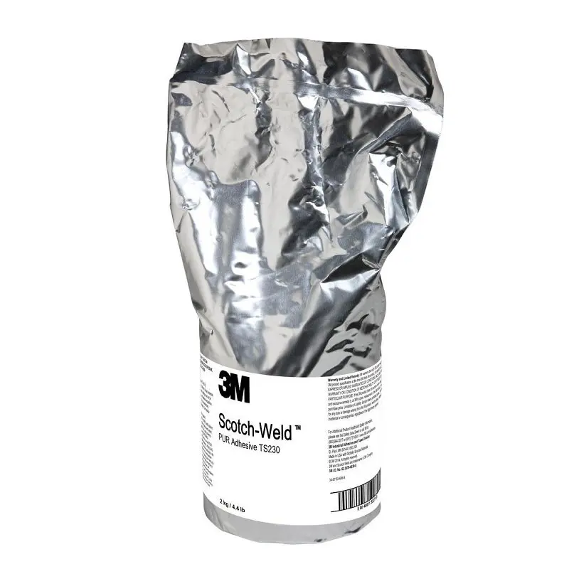 3M Scotch-Weld Polyurethane Reactive Adhesive TS230 White/Off-White, 2 kg (4.4 lb), 6 per pack, 36 packs per case, 7000046534