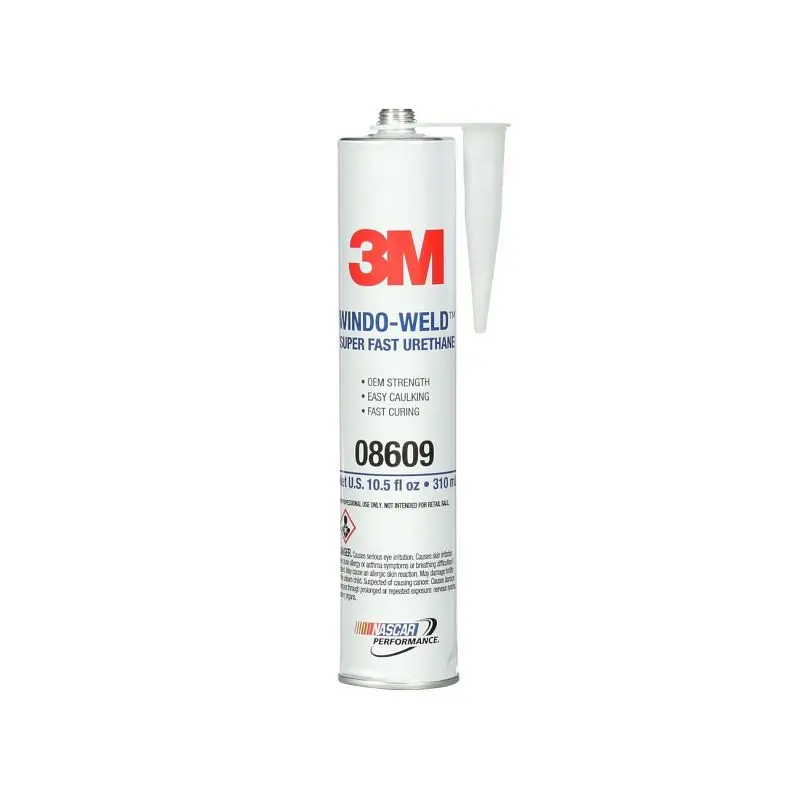 3M Windo-Weld Super Fast Urethane, 08609, Ebony, 10.5 fl oz Cartridge, Quantity: 12, 7000028403