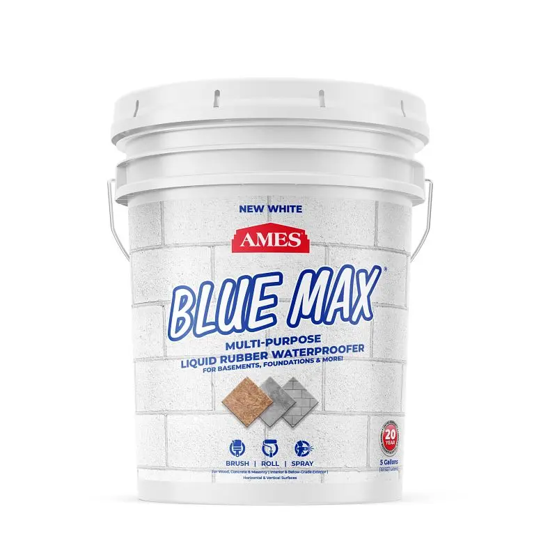 AMES Ready-to-Use Blue Max Snow White 5 gallon, Waterproof, Cure Time 7-10 Days, BMX5WRG Ames Research