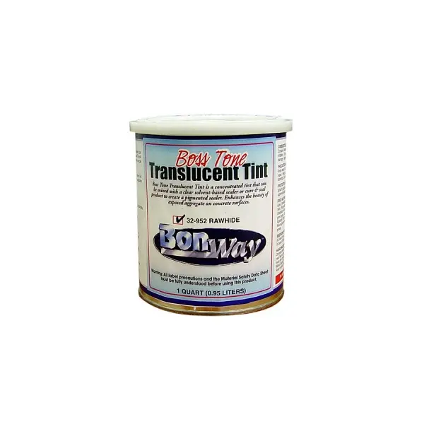 BonWay Boss Tone Sealer Translucent Tint, Buff, 1 Quart, 32-951