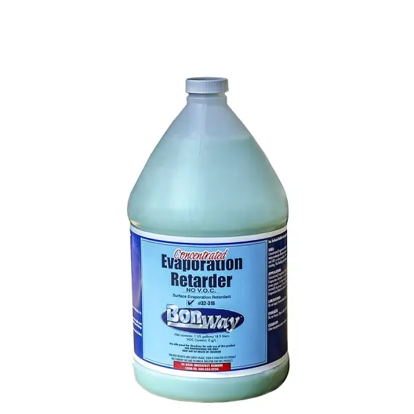BonWay Evaporation Retarder, 1 Gallon, Covers 2000-4000 Sq Ft Per Gallon After Mixing, 32-316