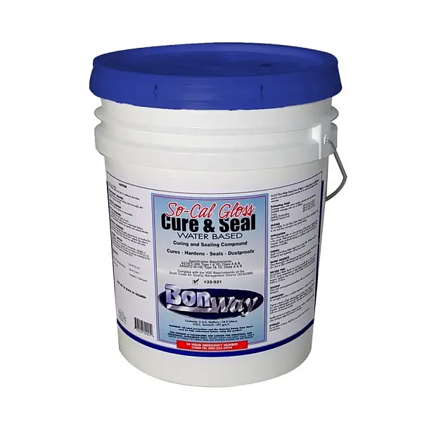 BonWay So-Cal Gloss Cure & Seal, Low Voc, 5 Gallon, 32-921