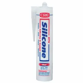 CRC Industries Rtv Silicone Adhesive and Sealant, 12 Oz Cartridge, 10.1 Fl Ounces, Clear, 12 pack, 1004801