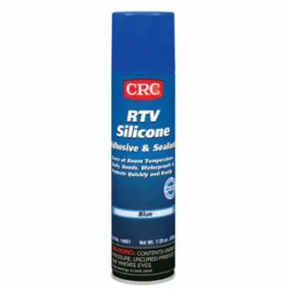 CRC Micro Industries Rtv Silicone Adhesive and Sealant, 8 Oz Pressurized Tube Select--Bead Nozzle, 6.5 Wt Ounces, Sky Blue...