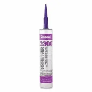 Geocel 2300 Tripolymer Sealant, Transparent, 10.3 Ounces, PVC, 24 Pieces, GC66900