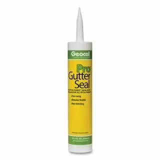 Geocel High-Performance Pro Gutter Seal, 10.3 Ounces Threaded Capacity Volume, Cartridge, Gray, 12 Pieces, GC54102