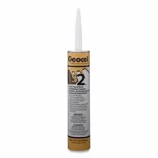 Geocel Plug-and-Play S2 Solar Panel Roof Setup Sealant, 10 Ounces, Cartridge, Crystal Clear, 12 Pieces, GC62700